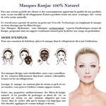Masque au Konjac et collagène - Réutilisable